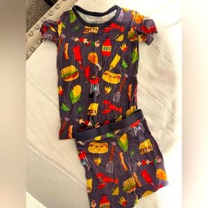 Little Sleepies BBQ Shorts Jammies 2T